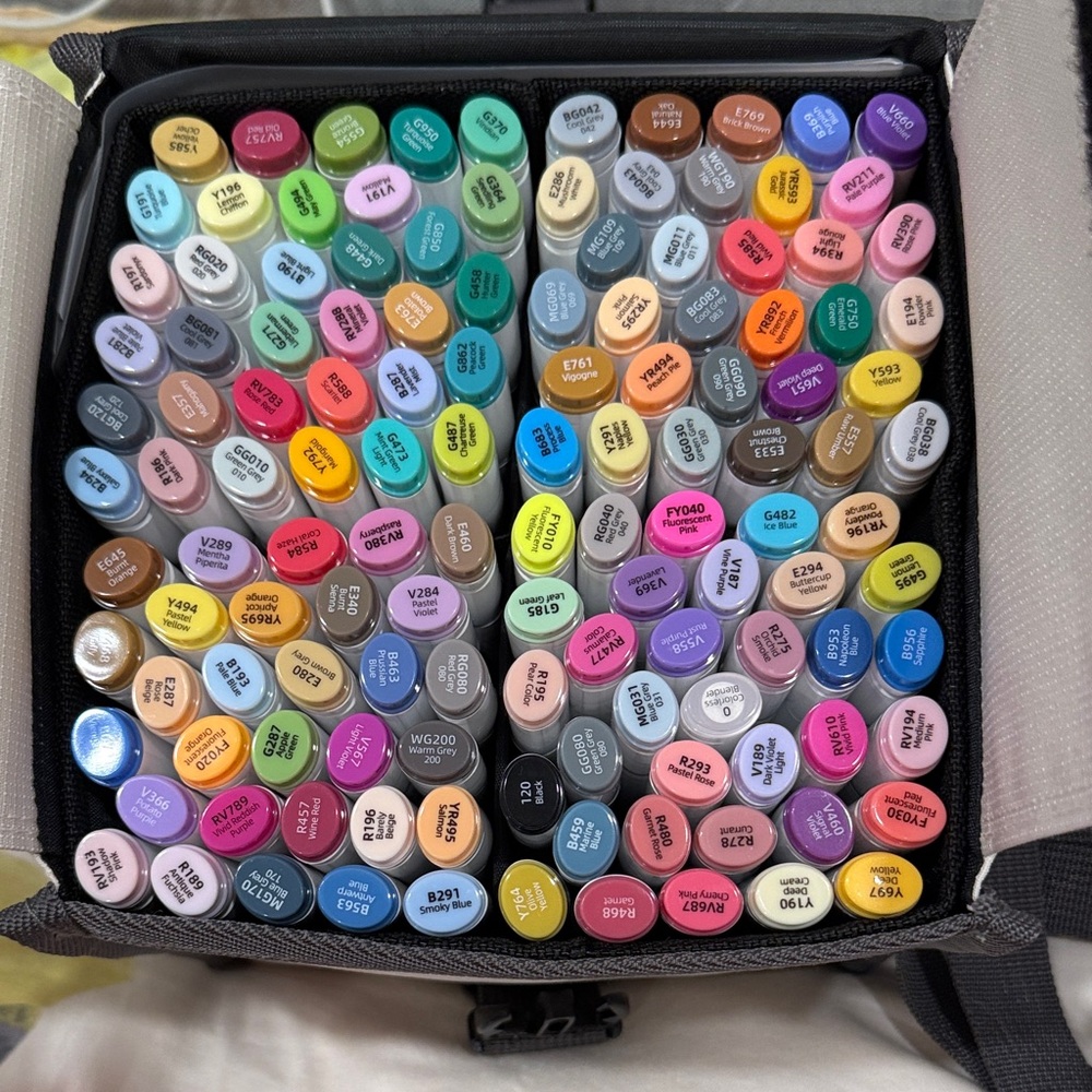 Vibrant Art Marker Set for Illustrations